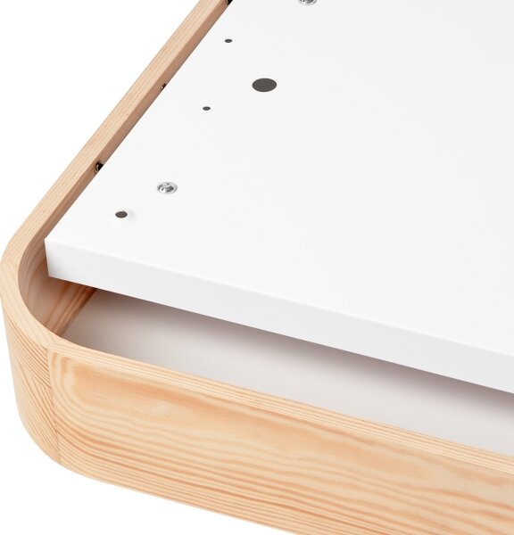 Plafoniera NATURAL SQUARE 4xE27/15W/230V 45x45 cm pino