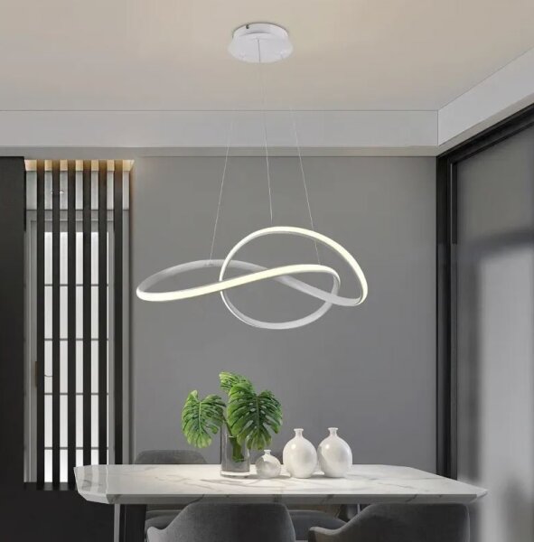 Brilagi - Lampadario a sospensione con filo LED dimmerabile COSMOWAVE LED/70W/230V 3000-6500K bianco + +TC