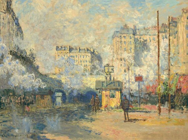 Riproduzione Gare Saint Lazare 1877, Claude Monet