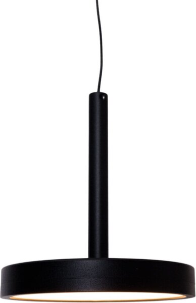 Lampada a sospensione LED IBIZA nera 8W, bianco caldo 663 lm, metallo, dimensioni: 130x12x12 cm, IP20, Maxlight