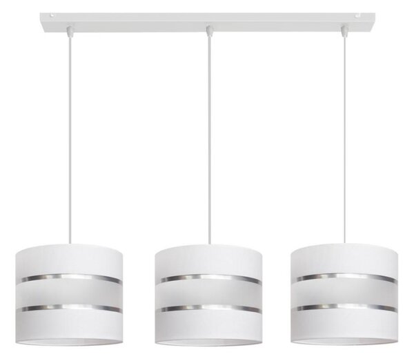 Lampadario su filo HELEN 3xE27/15W/230V bianco