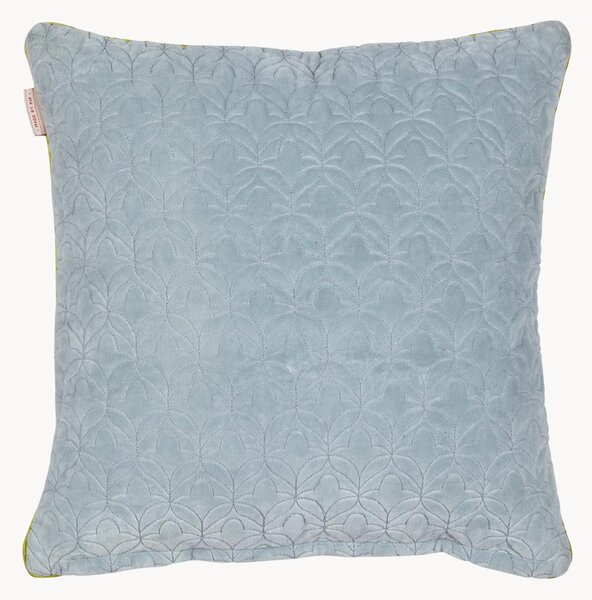Cuscino reversibile in velluto di cotone Quilty Dreams