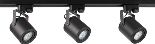 Faretto per sistema a binario MINOR 3xGU10/10W/230V + 1 m rotaia sistema