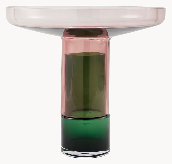 Vaso in vetro soffiato Formy, alt. 36 cm