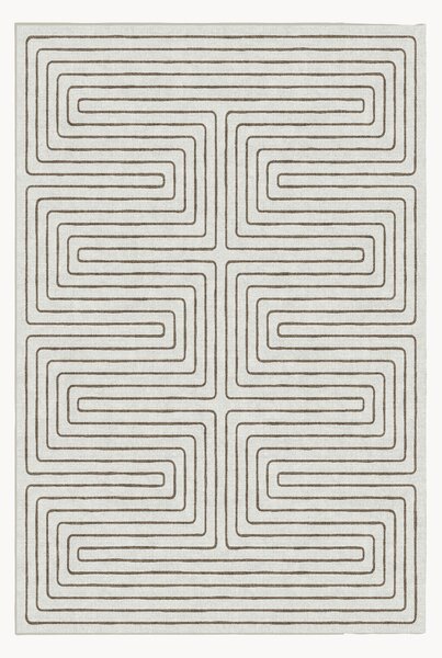 Tappeto a pelo corto lavabile Labyrinth by Jonathan Adler