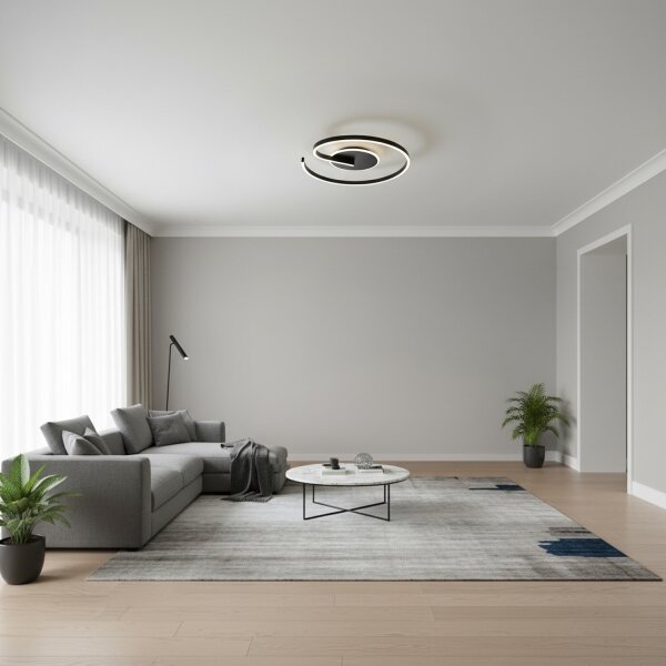 Brilagi -LED Plafoniera LED dimmerabile SPIRAL LED/56W/230V 3000/4000/6000K+telecomando