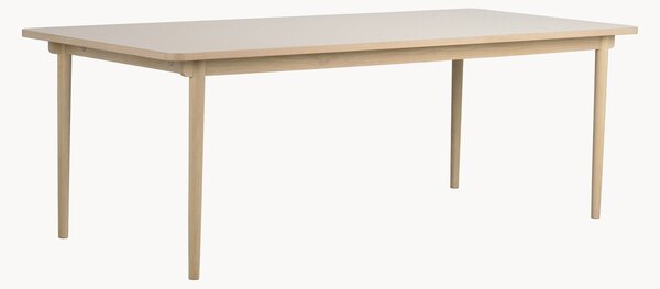 Tavolo allungabile in legno di quercia Fairmount, 220/265 x 95 cm
