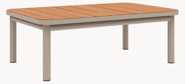 Tavolino da giardino con piano in legno di teak Kirra