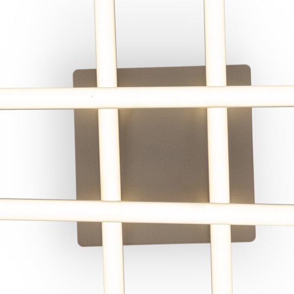 Brilagi - Plafoniera LED STRIPES LED/37W/230V argento