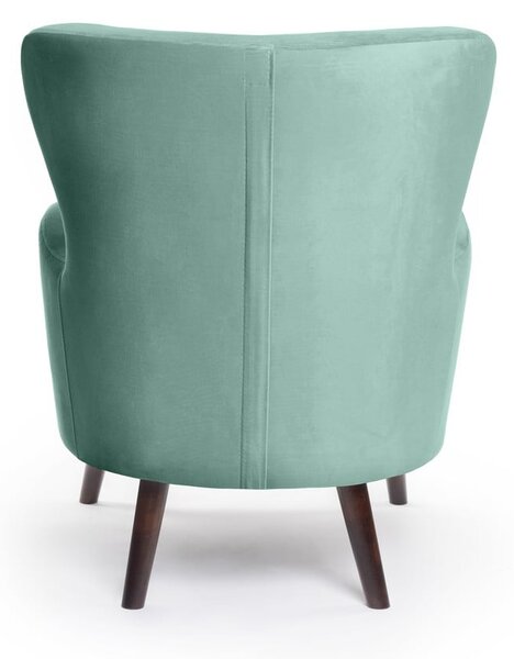 Poltrona in velluto color menta Noemye - Bonami Essentials