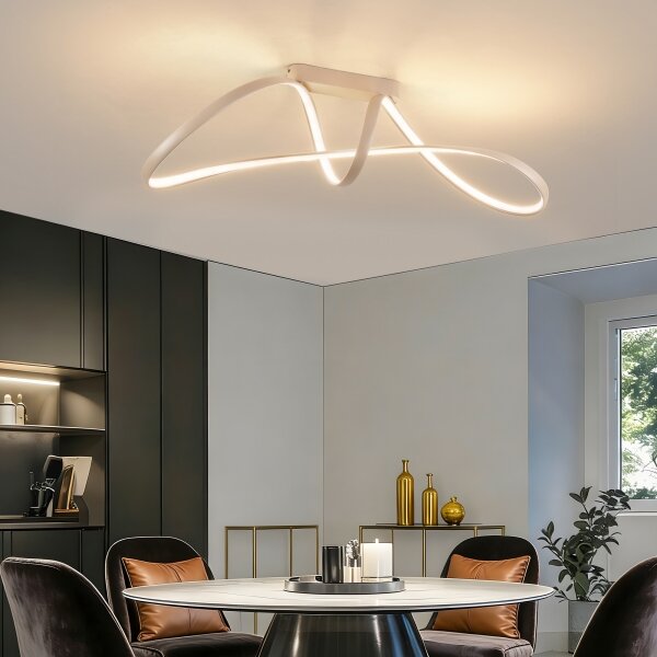 Brilagi-LED Plafoniera dimmerabile TWISTER LED/60W/230V 3000-6000K beige + telecomando
