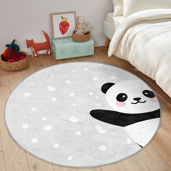Tappeto per bambini grigio chiaro ø 120 cm Comfort - Mila Home