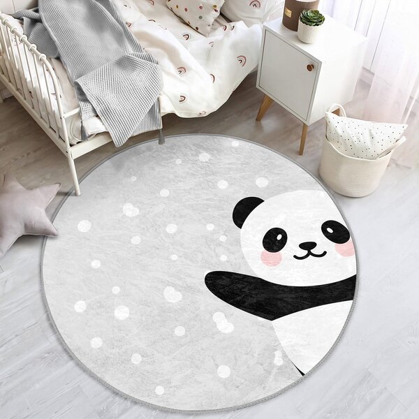 Tappeto per bambini grigio chiaro ø 120 cm Comfort - Mila Home