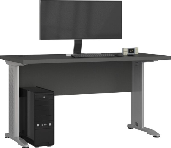 AKORD BM135 Scrivania per PC in grigio grafite L135 x H76 x P60 cm