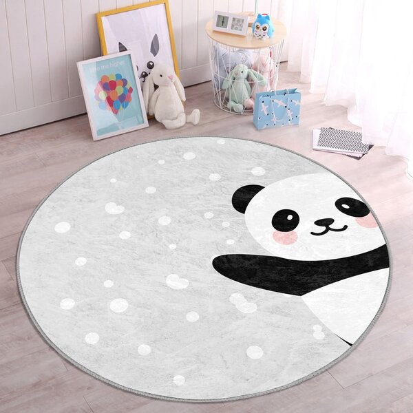 Tappeto per bambini grigio chiaro ø 120 cm Comfort - Mila Home