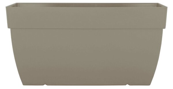 Cassetta portafiori Capri ARTEVASI in plastica colore tortora H 35 cm, L 60 x P 35 cm