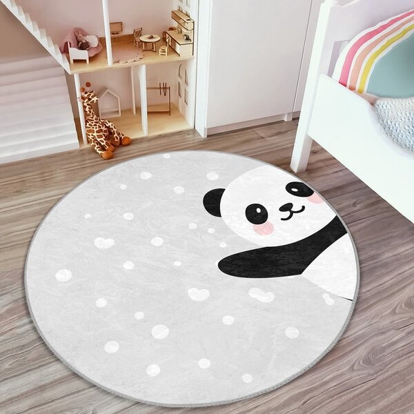 Tappeto per bambini grigio chiaro ø 120 cm Comfort - Mila Home