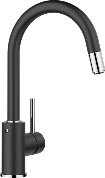 Miscelatore per lavello con doccia Blanco MIDA-S nero 526146
