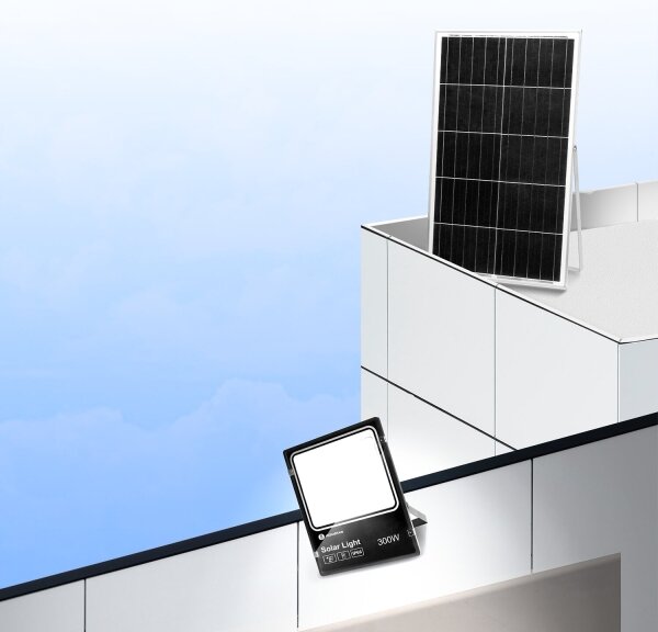 Aigostar - LED Faro solare dimmerabile LED/300W/3,2V IP66 + +TC