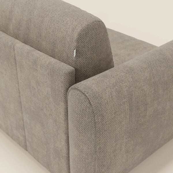 Kaleo Divano letto moderno con materasso H17 cm - in raffinato tessuto
