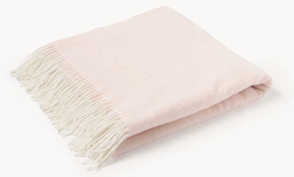 Copriletto in lana con cashmere Faro