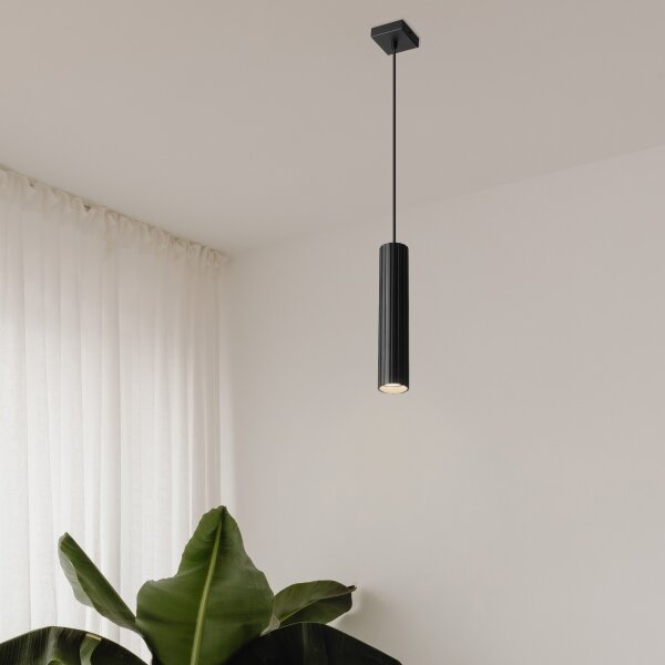 Brilagi - Lampada a sospensione con cavo CRISPINA 1xGU10/10W/230V nera