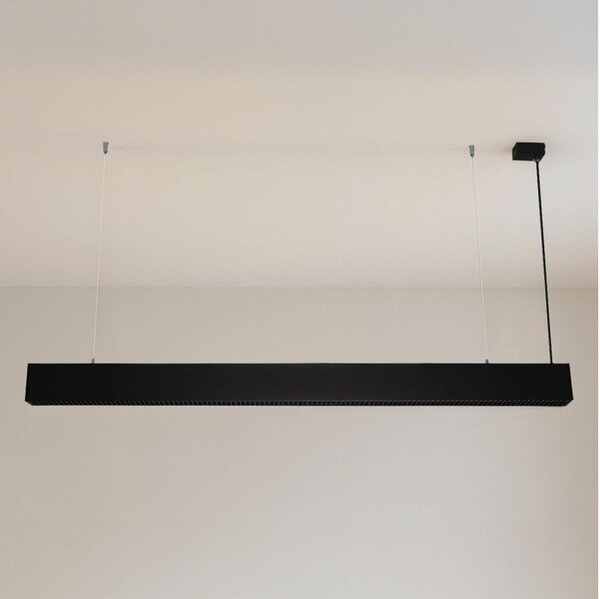 Lampadario LED sospeso con cavo LED/55W/230V 3000/4000/6500K 120 cm nero