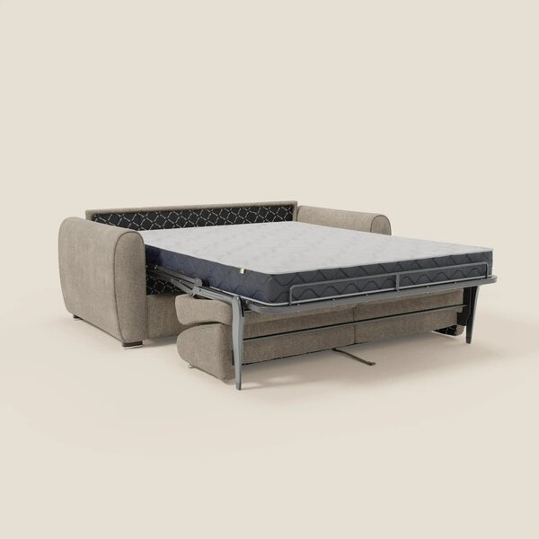 Kaleo Divano letto moderno con materasso H17 cm - in raffinato tessuto
