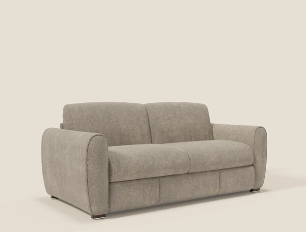 Kaleo Divano letto moderno con materasso H17 cm - in raffinato tessuto