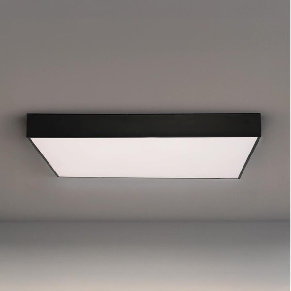 Plafoniera LED 215W/230V 3000/4000/6500K 80x80 cm nera