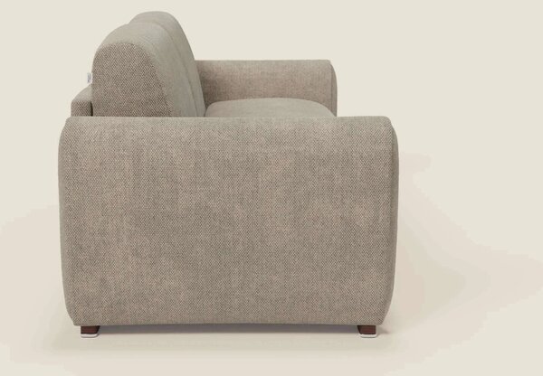 Kaleo Divano letto moderno con materasso H17 cm - in raffinato tessuto