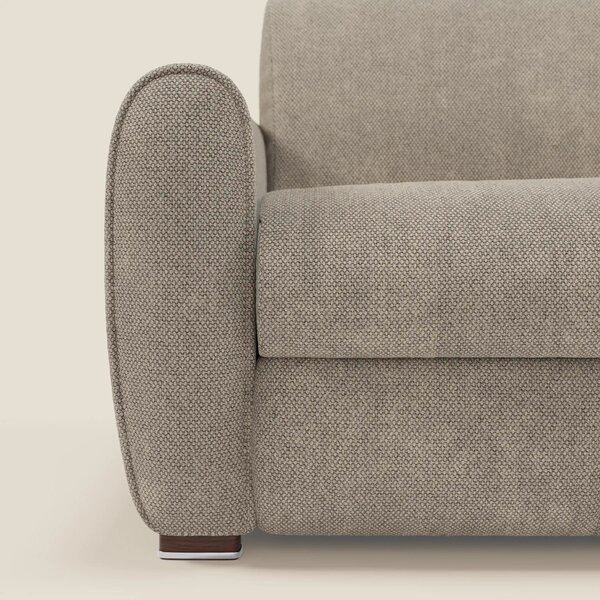 Kaleo Divano letto moderno con materasso H17 cm - in raffinato tessuto