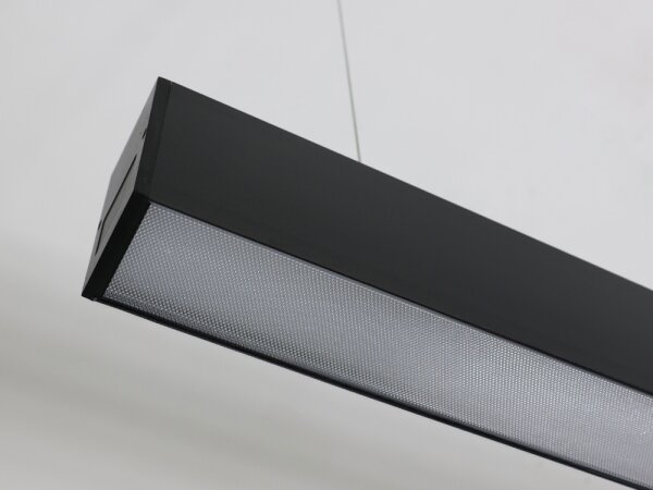 Lampadario LED sospeso su cavo LED/55W/230V 3000/4000/6500K 120 cm nero