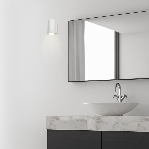 Brilagi - Lampada da parete CRISPINA 1xGU10/10W/230V 10 cm bianca