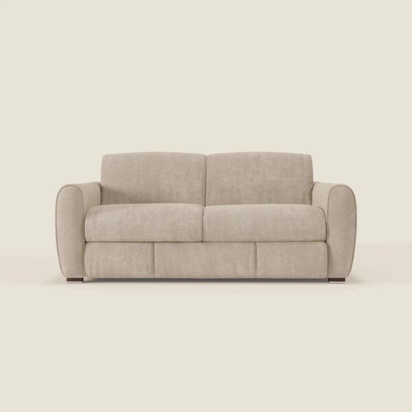Kaleo Divano letto moderno con materasso H17 cm - in raffinato tessuto