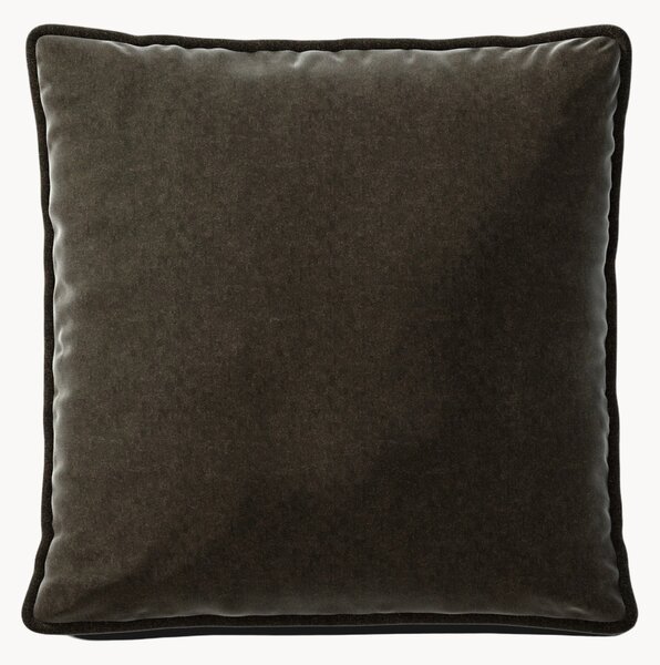 Cuscino grande in velluto Vetsak, 60 x 60 cm