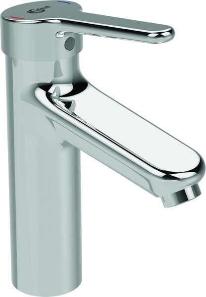 Ideal Standard Ceraplus miscelatore per lavabo senza scarico Grande, sporgenza 123mm BC100AA cromo