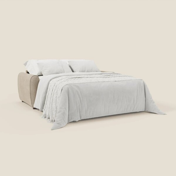 Kaleo Divano letto moderno con materasso H17 cm - in raffinato tessuto