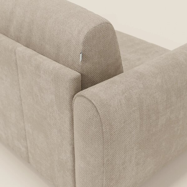 Kaleo Divano letto moderno con materasso H17 cm - in raffinato tessuto