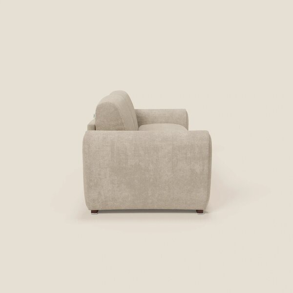 Kaleo Divano letto moderno con materasso H17 cm - in raffinato tessuto