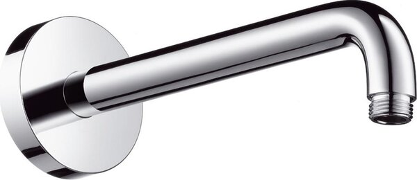 HansGrohe braccio doccia DN15 41 cm proiezione 90 gradi nichel spazzolato senza snodo sferico 27413820