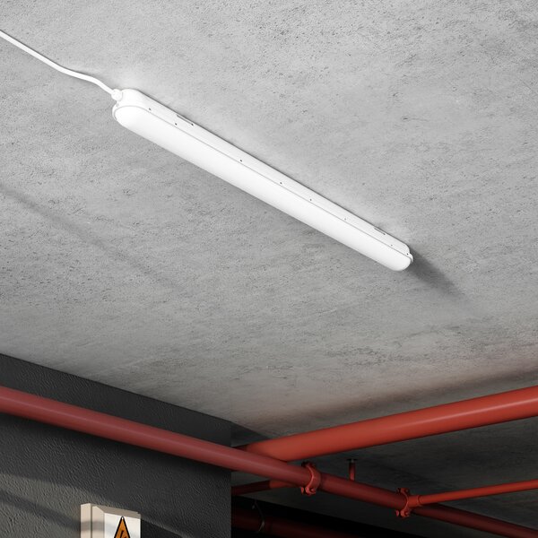 Listello led modulare LED per garage Stagna Volga, luce bianco naturale,  120 cm, 1 x 24W IP65 INSPIRE