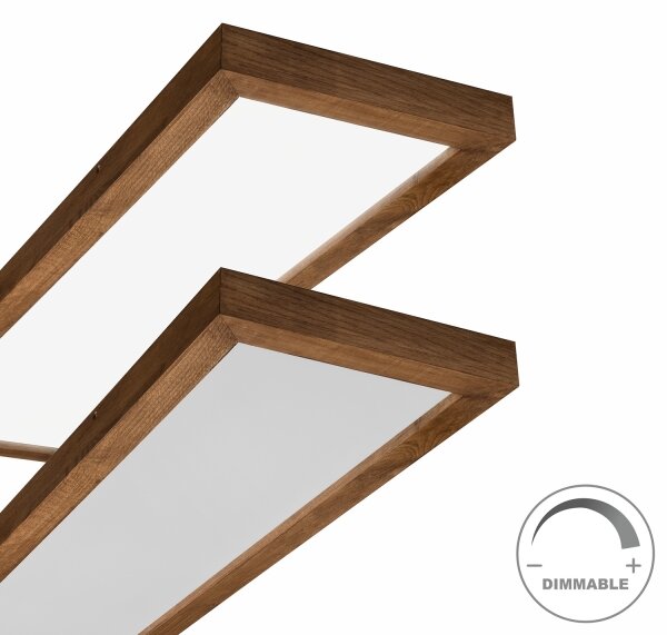 BRILAGI-Luce LED dimmerabile WOODY FRAME LED/50W/230V quercia 120x30 cm IP44 + +TC