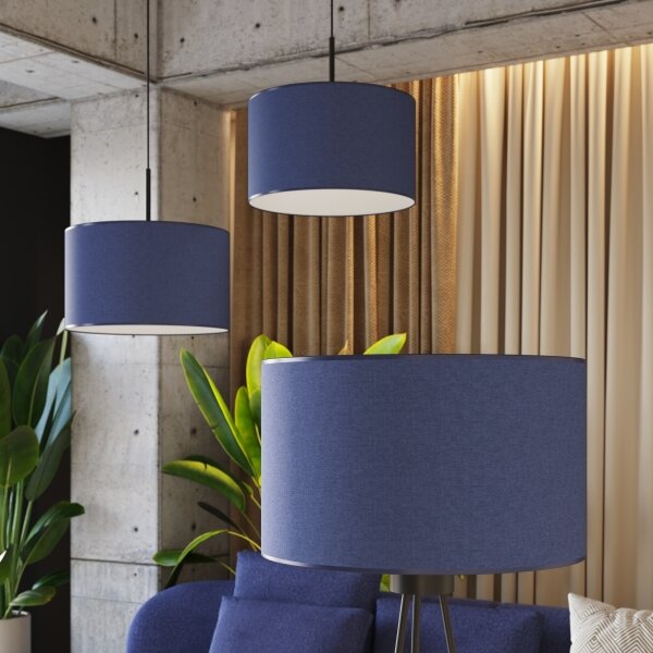 Sollux SL.1855 - Lampada da terra NEVIA 1xE27/15W/230V blu