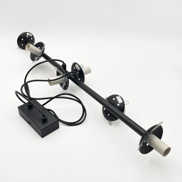 Brilagi - Lampadario sospeso MALONY 6xE14/20W/230V nero