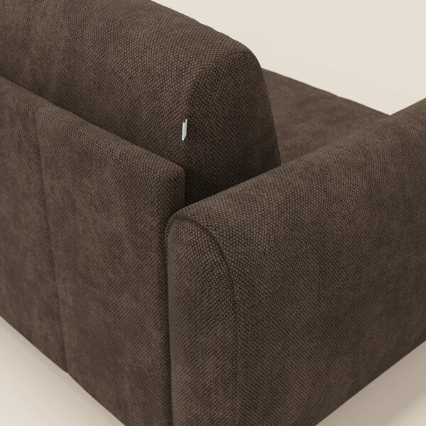 Kaleo Divano letto moderno con materasso H17 cm - in raffinato tessuto