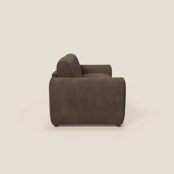 Kaleo Divano letto moderno con materasso H17 cm - in raffinato tessuto
