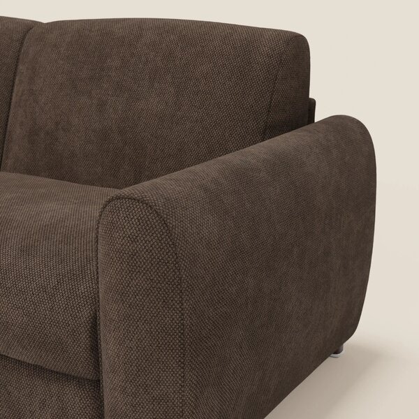 Kaleo Divano letto moderno con materasso H17 cm - in raffinato tessuto