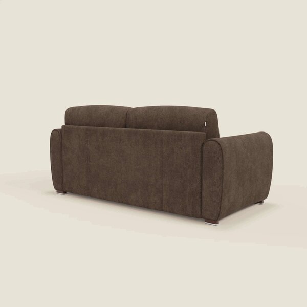 Kaleo Divano letto moderno con materasso H17 cm - in raffinato tessuto