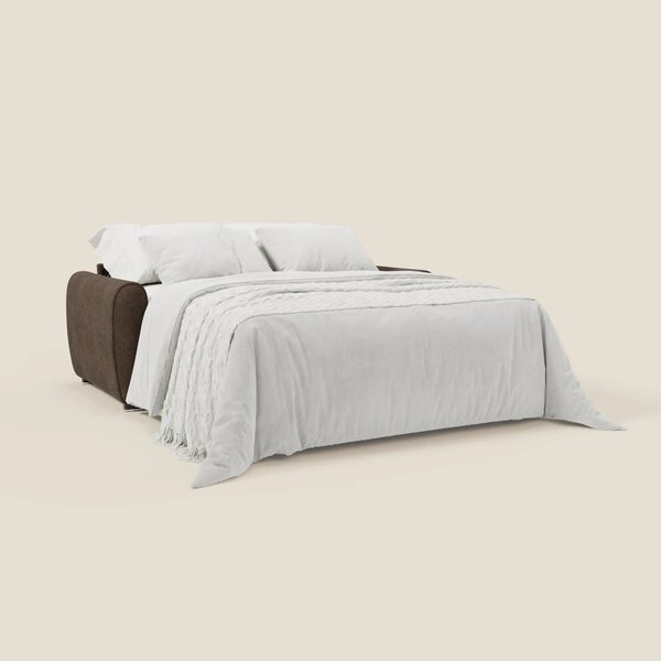 Kaleo Divano letto moderno con materasso H17 cm - in raffinato tessuto